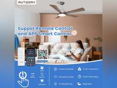 Ceiling Fans with Lights and Remote/App Control: 52 Inch Nickel Ceiling Fan with Light, Quiet Reversible DC Motor, Dimmable Tri-Color LED, Modern Ceiling Fan for Bedroom/Patio, Indoor/Outdoor 130