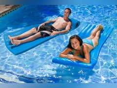 Poolmaster Soft Tropic Comfort Pool Lounge Swimming Pool Floats, 2 Pack 399