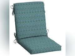 Arden Outdoor Dining Chair Cushion, 20 in x 20 in, Weather-Proof, Rain-Proof, Fade Resistant Patio Cushion for Patio, Dining, or Rocking Chairs 20 x 20, Alana Tile (2 items) 58