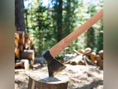 Housoutil 2PCS Axe Handle Replacement, Wood Hatchet Handles, Wood Tool Hatchet Handle Replacement for Camp Axe Accessory Hammer Handle 19