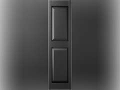 Lifetime Vinyl LP2S12X03100BL Standard Two Equal Panel Vinyls, Raised Panel Vinyl Shutters, w/Installation Shutter-Lok's & Matching Screws (Per Pair), 12"W x 31"H, Black 14