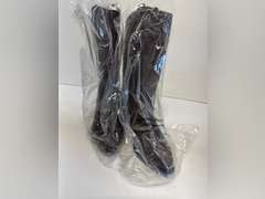 Soda Red Reno Western Cowboy Pointed Toe Knee High Pull On Tabs Boots color brown Size: 9 33