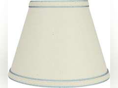 Aspen Creative White, 58909 Transitional Hardback Empire Shape UNO Construction Lamp Shade, 9" Wide (5" x 9" x 7") 47