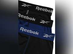 Reebok Mens Boxer Briefs - 3 Pack Stretch Moisture Wicking Mens Underwear with Contour Pouch Boxers for Men (Size L) 20