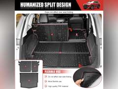 Cargo Mat Fit for 2021-2024 Nissan Rogue Cargo Liner TPE Trunk Mat All Weather Seats Back Protector for 2024 Nissan Rogue Accessories(Cargo Mat+Backrest Mat, Non Sport Model) 88
