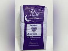 Poise Overnight Incontinence & Postpartum Pads for Bladder Leaks, 8 Drop Extra Coverage, 72 Count (2 Packs of 36), Packaging May Vary 39