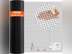 VEVOR Hardware Cloth, 36' x 50' Galvanized Wire Mesh Roll, 19 Gauge Chicken Wire Fence Roll, Vinyl Coating Metal Wire Mesh for Chicken Coop Barrier, Rabbit Snake Fences, Poultry Enclosures 50