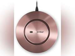 Ember Charging Coaster 2, Wireless Charging for Use with Ember Temperature Control Smart Mug, Rose Gold 40