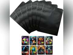 100 Pack Storage Bags, Resealable Candy Bags, Gift Baggies, Stand-up Packaging Pouch (GB) 25