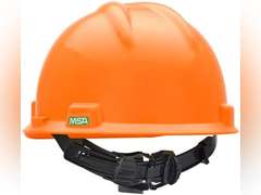 MSA V-Gard Cap Style Safety Hard Hat Suspension | Polyethylene Shell, Superior Impact Protection, Self Adjusting with Crown Straps | 1-Touch Suspension 20