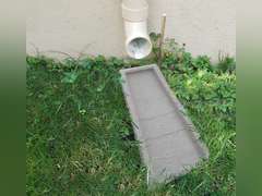 EMSCO Group 2101-2 Gutter, 2 pk Downspout Rain Splash Block-Granite 33