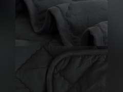 Similar model. NTBAY Down Alternative Toddler Comforter, Lightweight and Warm Crib Quilted Blanket, king size Black 39