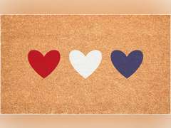Calloway Mills Patriotic Hearts Doormats (24" x 36") 97