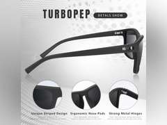 Square Polarized Sunglasses for Men and Women Lightweight Frame Sun Glasses with UV Protection 15