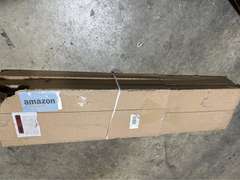 BUILDER'S CHOICE EVL12055BL Shutters, 12" x 55", Black 39