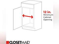 ClosetMaid 3051 Kitchen Cabinet Organizer, 11-Inch One Tier, White 24
