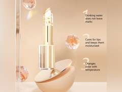 Transferproof Color Changing Lipstick,Gold Crystal Colors Changing Lipsticks,Gold Foil Crystal Ph Lipsticks Colors Changings Moisturizing Glossy Shine Lip Gloss for Women 14