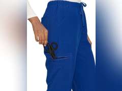 Scrub Pants for Women - Soft Stretch, Cargo Pants Scrubs with 8 Pockets size XS 22