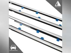 Weatherstrip Window Seal Car Window Moulding Trim, Silver Compatible with2012-2015 Civic 4 Door Sedan. OE 72450-TR0-A01 72410-TR0-A01 72950-TR0-A01 72910-TR0-A01 Set of 4 38