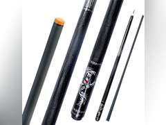 KONLLEN AS Carbon Fiber Inlay Abalone Shell Pool Cue Stick 10.5/11.5/12.5mm Leather Wrap/Wrapless Black Technology Low Deflection Billiard 499