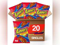 Barcel Runners 20 ct, 4 oz Snack Size Case, Chili Pepper & Lime Flavored Spicy Corn Snacks Best by 05/25 40