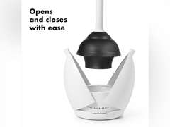 OXO Good Grips Toilet Plunger with Holder, White 43