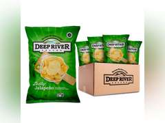 Deep River Snacks Kettle Chips, Zesty Jalapeno, 5 Ounce 12 ct ( Best by 5/2025) 44
