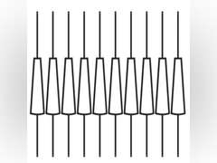 Wrought Iron Stair Balusters - 10 Pack Decorative Metal Indoor Stair Railing Spiral Stair Railing - 1/2 -inch Hollow Ellipse Iron Stair Spindles Satin Black Metal Railing 100