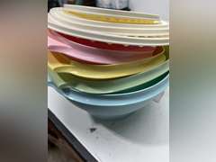 (No lids) Tupperware Heritage Collection, 5 Piece Food Storage Container Set in Vintage Colors, Dishwasher Safe and BPA Free (5 Bowls) 60