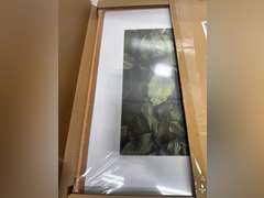 16x20 Picture Frame, Solid Wood Cherry Wood 16 x 20 Frame, 16'x20 Poster Frame - HD Tempered Glass, 16x20 Frame Matted to 11x14, 16 by 20 Wood Frame for Wall (Natural Cherry Color, 1 Pack) 32