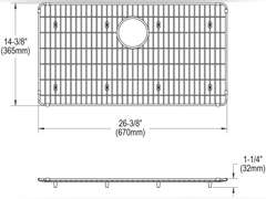 Elkay Crosstown CTXBG2614 Stainless Steel Bottom Grid 51
