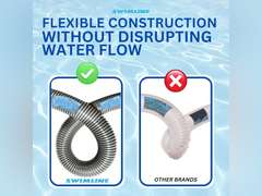 SWIMLINE HYDROTOOLS Pool Pump Filter Connection Hose W/Cuff | 1.5 Inch X 3 Foot | Heavy-Duty Flexible, Durable & Leakproof | Chemical & UV Resistant | for Above Ground Pools Skimmer Filters & Pumps 19