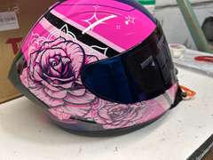 Full Face Motorcycle Helmet DOT Approved Motorbike Moped Street Bike Racing Crash Helmet, Men and Women 75