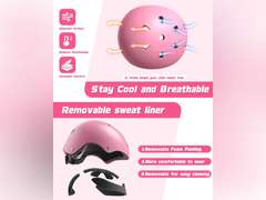 Kids Bike Helmet Set, Adjustable Helmet for Ages 3-5 Year Girls, Toddler Pad Set with Knee and Elbow Pads for Bike, Roller, Skating, Scooter, Longboard and More Sports, pink 29