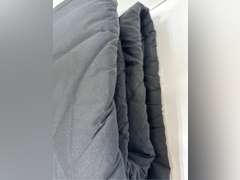 Similar model. NTBAY Down Alternative Toddler Comforter, Lightweight and Warm Crib Quilted Blanket, king size Black 39