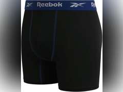Reebok Mens Boxer Briefs - 3 Pack Stretch Moisture Wicking Mens Underwear with Contour Pouch Boxers for Men (Size L) 20