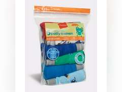 Hanes Toddler Boys' Potty Trainer Brief Underwear, 5-Pack Assorted 2/3 15
