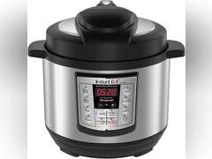 Instant Pot Lux Mini 6-in-1 Electric Pressure Cooker, Sterilizer Slow Cooker, Rice Cooker, Steamer, Saute, and Warmer, 3 Quart, 10 One-Touch Programs 60
