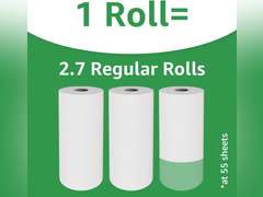 Amazon Basics 2-Ply Flex-Sheets Paper Towels, 6 Basics Rolls = 20 Regular Rolls, Everyday Value with 150 Sheets per Roll, Packaging May Vary 14