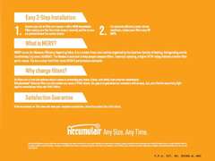 Accumulair Gold 20x20x1 (19.75x19.75) MERV 8 Air Filter/Furnace Filter (2 Pack) 24