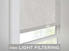 ECLIPSE Solar Modern Cordless Light Filtering Privacy Window Roller Shade for Bedroom or Living Room (1 Pack), 23 in x 72 in, Snow 63