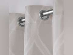 Exclusive Home Curtains EH8126-02 2-108G Montrose Ogee Geometric Textured Linen Window Curtain Panel Pair with Grommet Top, 54x108, Dove Grey, 2 Piece 30