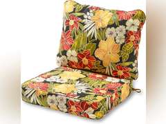 Greendalew Home Fashions 2-Piece Outdoor Deep Seat Cushion Set, Aloha 136