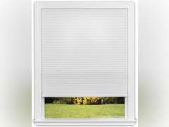 Easy Lift Trim-at-Home Cordless Cellular Light Filtering Fabric Shade White, 36 in x 64 in, (Fits windows 19"- 36") 22