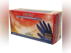Hero Latex 14mil Exam Gloves Powder Free by Adenna Medium 21
