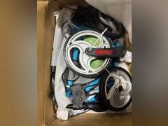 Real Relax 3 Wheel Rollator Walker with 10" Wheels, Narrow Walkers for Small Spaces, Compact Folding with Storage Bag, Cup Holder for Seniors, Light Blue 120