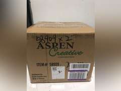 Aspen Creative White, 58909 Transitional Hardback Empire Shape UNO Construction Lamp Shade, 9" Wide (5" x 9" x 7") 45