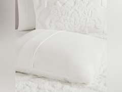 Madison Park All Season Bedding Set, Matching Shams, Cotton, Viola, Damask White, King/Cal King (104" x 92") 93