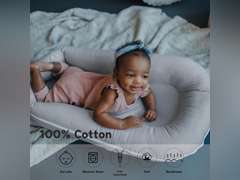 (See pictures)Deluxe Lounger Cover | 100% Cotton Baby Lounger Extra Cover for Dockatot Deluxe | Hypoallergenic Infant Baby Nest Replacement | Cover Only (Gainsboro)(similar model) 36
