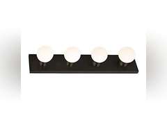 Design House 588574-BLK Contemporary Indoor Vanity Strip Dimmable for Bathroom, Bedroom, Powder, 4, color gold 67